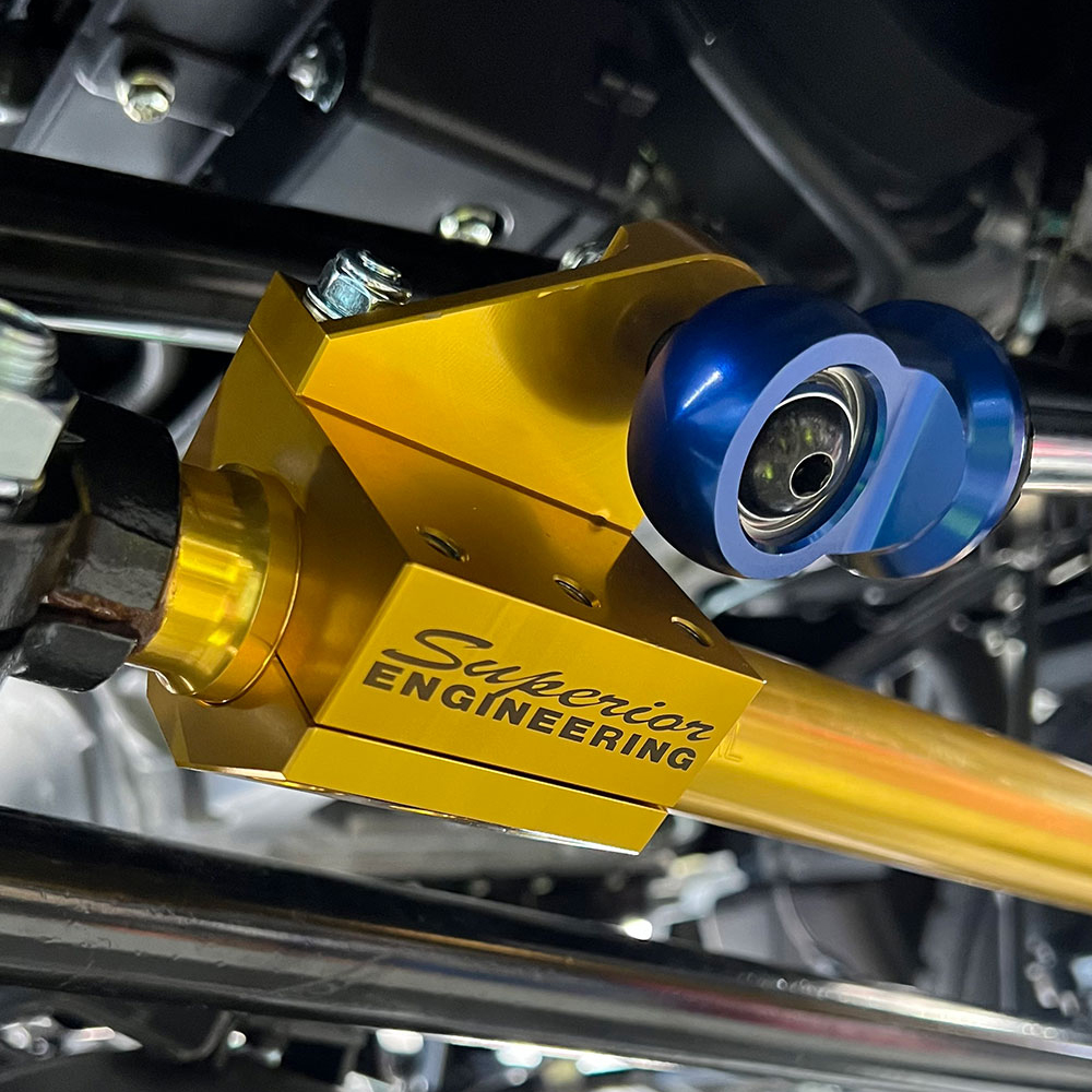 Superior Billet Series 7075 - T6 Alloy Drag Link Solid Bar Suitable For Toyota LandCruiser 79 Series Single Cab 2016 on (Wide Body) Adjustable - 79DRAG8SC-AL
